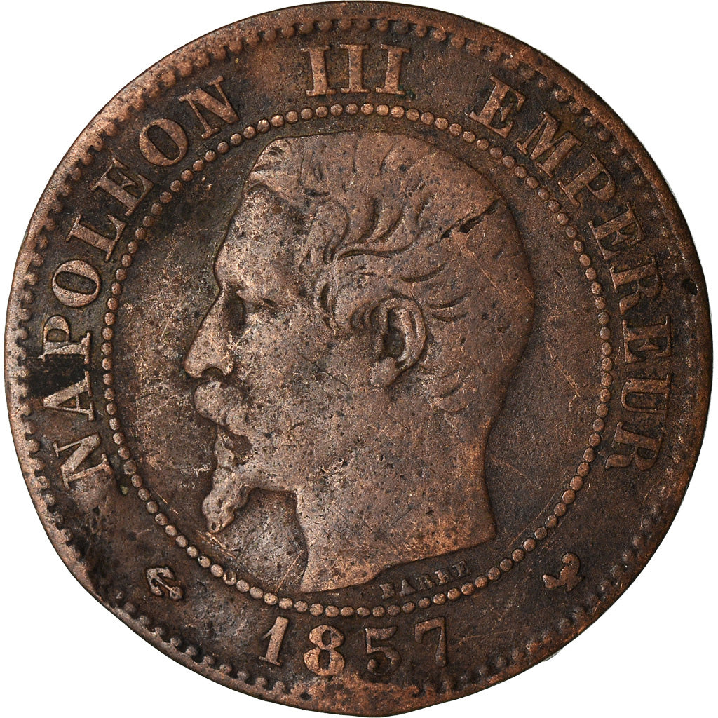 Munten, Frankrijk, Napoleon III, Napoléon III, 2 Centimes, 1857, Lille, FR