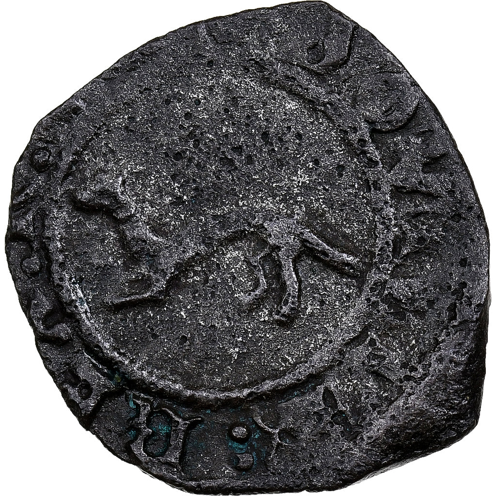 France, Louis XII, Denier de Bretagne à l'hermine, 1498-1515, Rennes, Billon
