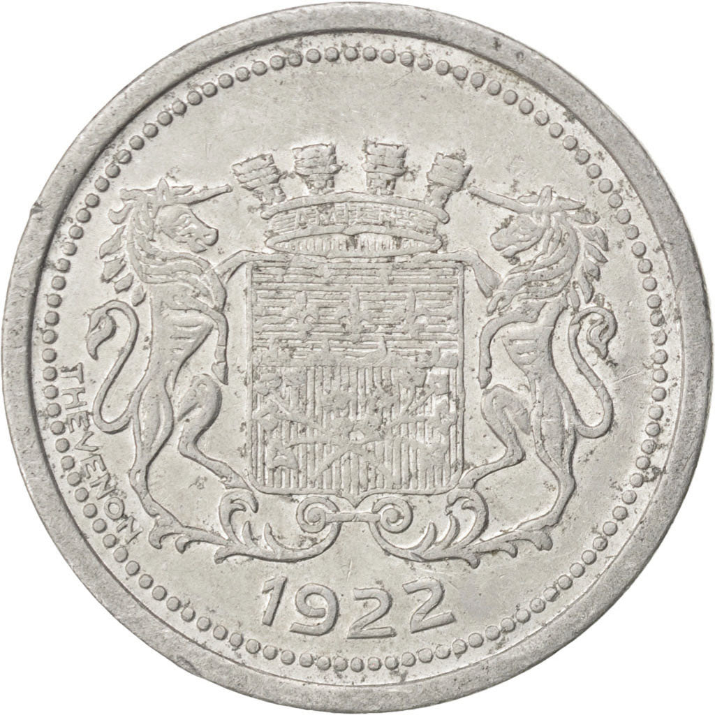 Münze, Frankreich, 10 Centimes, 1922, SS, Aluminium, Elie:10.7