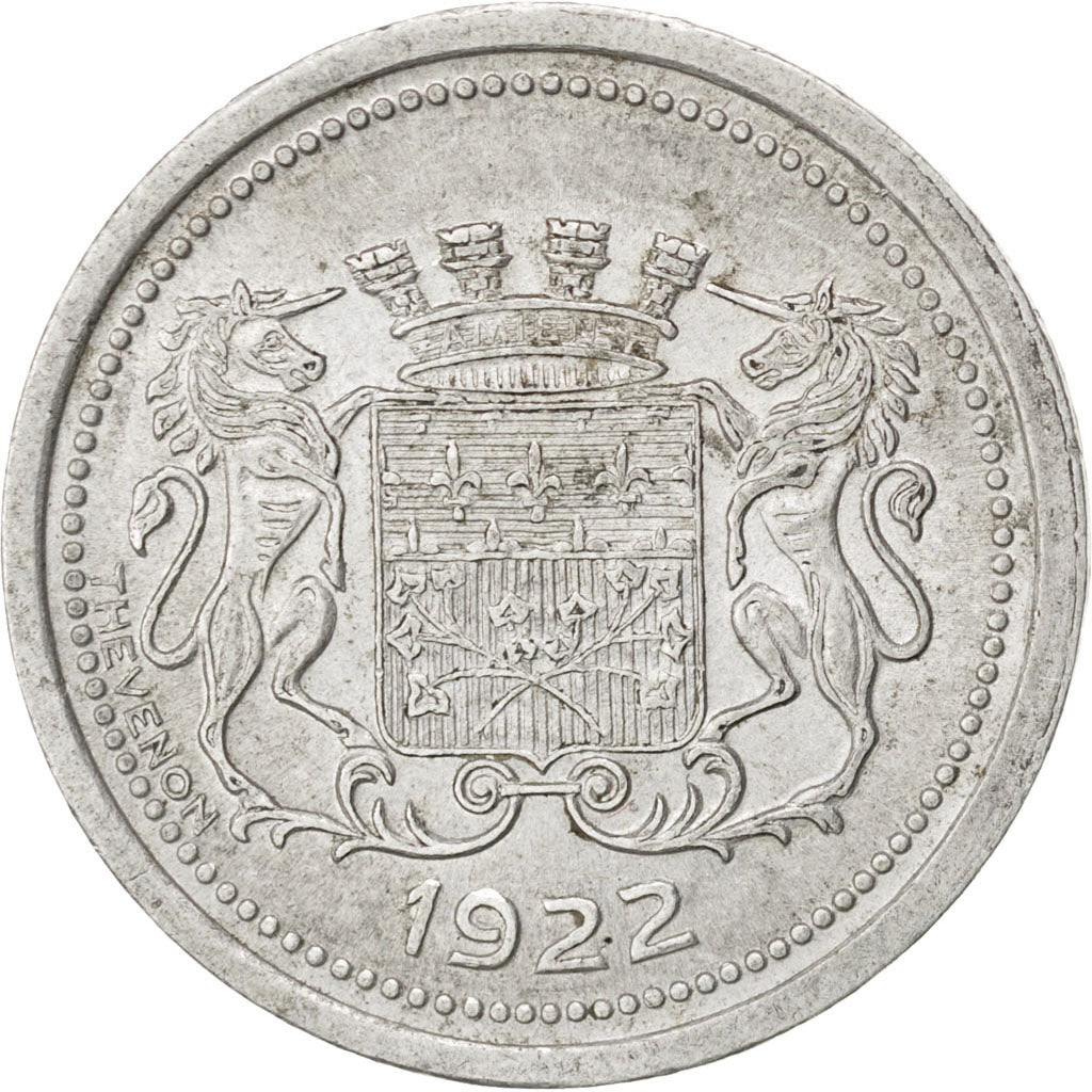 Coin, France, 10 Centimes, 1922, AU(50-53), Aluminium, Elie:10.7