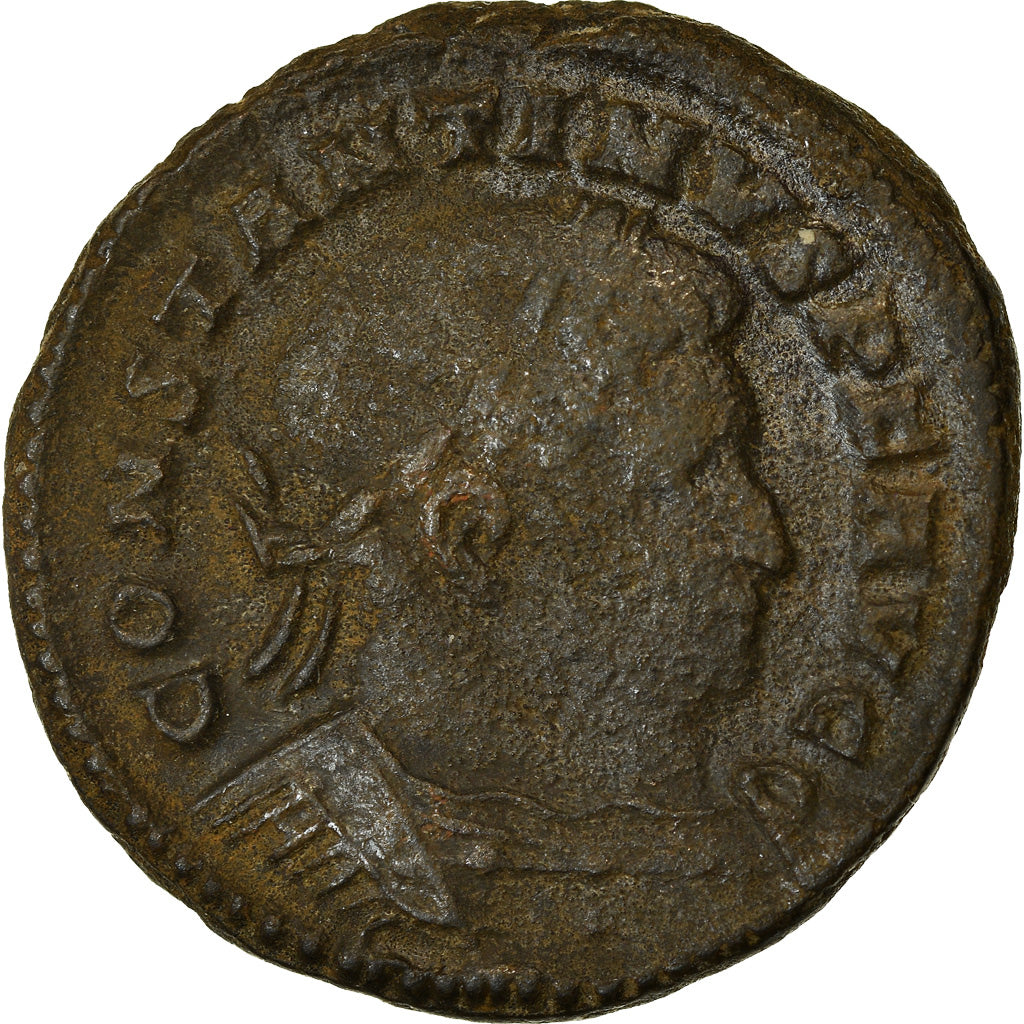 Coin, Constantine I, Follis, AD 310-313, Trier, EF(40-45), Bronze, RIC:873