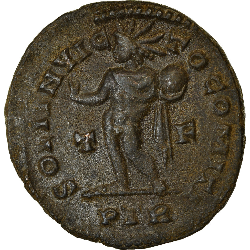 Coin, Constantine I, Follis, AD 310-313, Trier, EF(40-45), Bronze, RIC:873