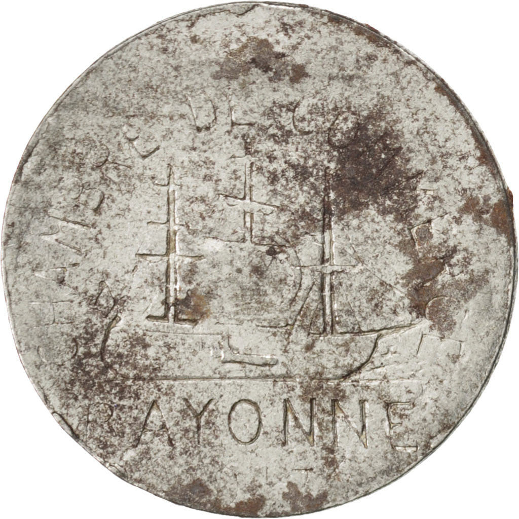 Coin, France, 5 Centimes, 1917, VF(20-25), Iron, Elie:10.1