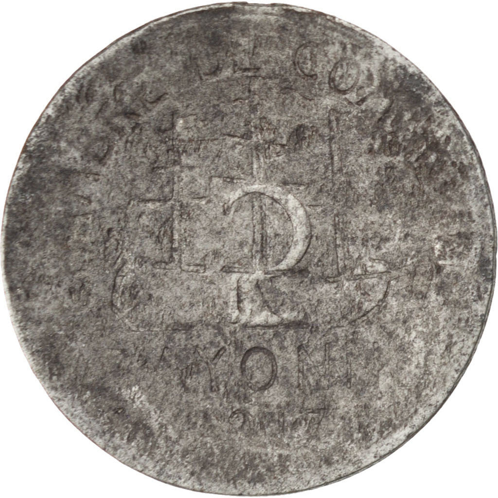 Coin, France, 5 Centimes, 1917, VF(30-35), Iron, Elie:10.1