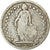 Coin, Switzerland, Franc, 1876, Bern, VF(20-25), Silver, KM:24