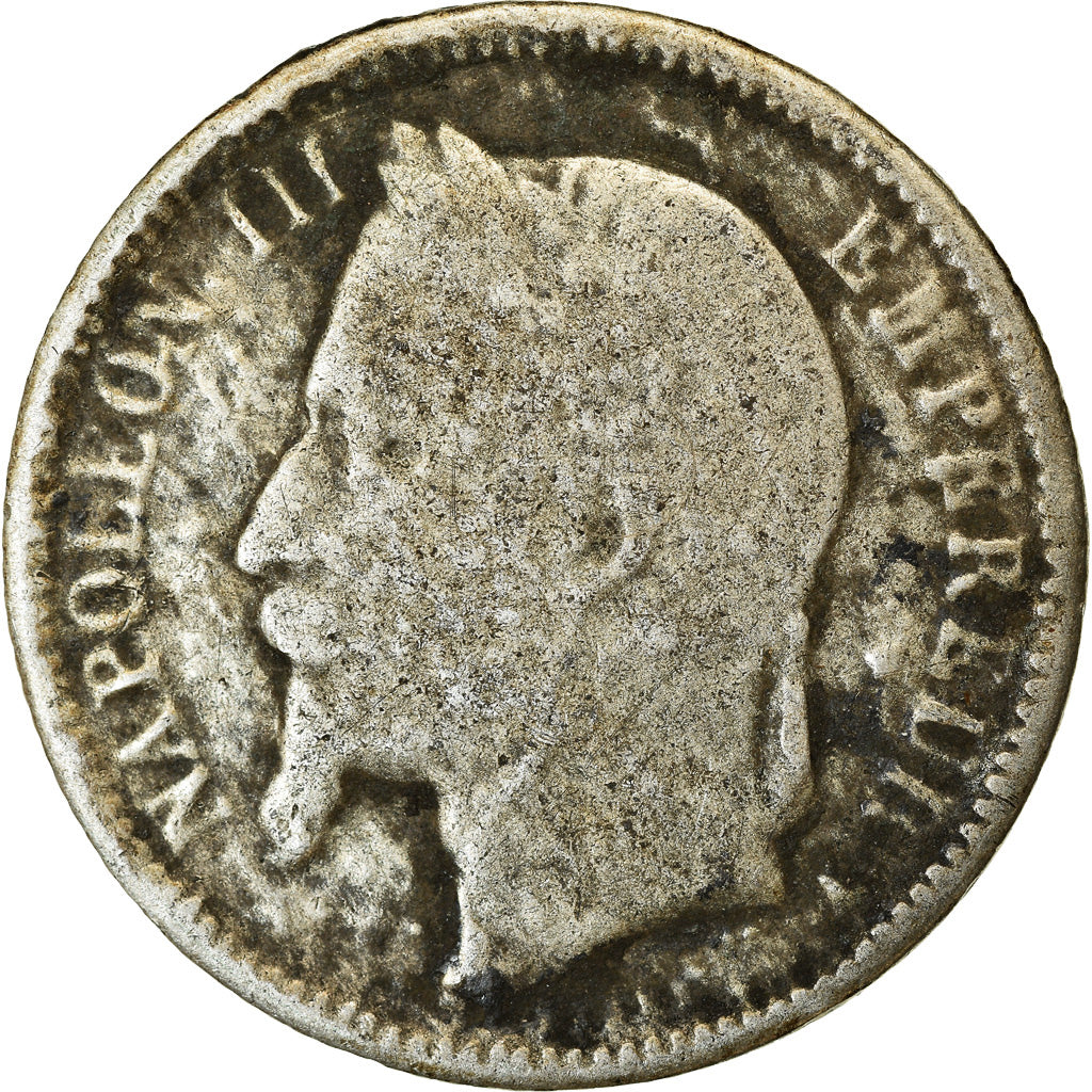 Moneta, Francia, Napoleon III, Napoléon III, Franc, 1868, Paris, Contemporary