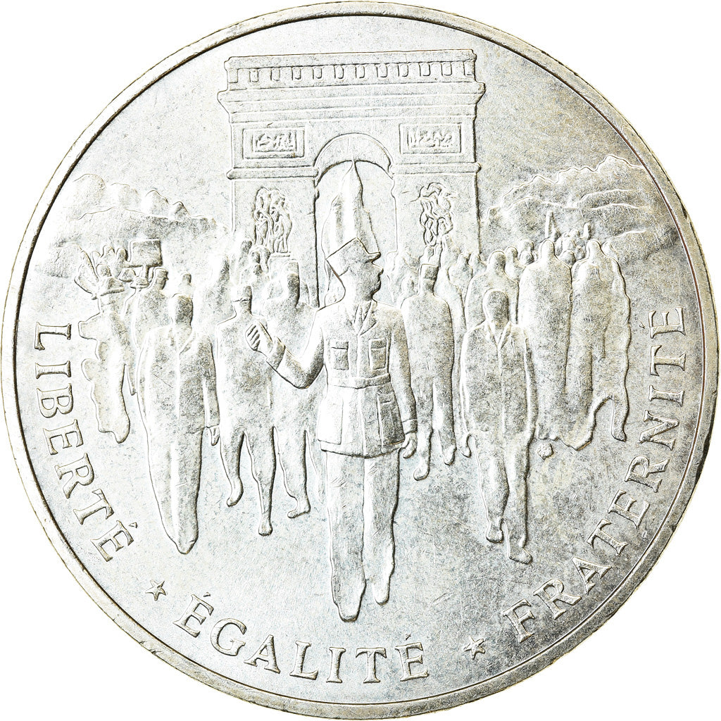 Coin, France, Libération de Paris, 100 Francs, 1994, AU(55-58), Silver
