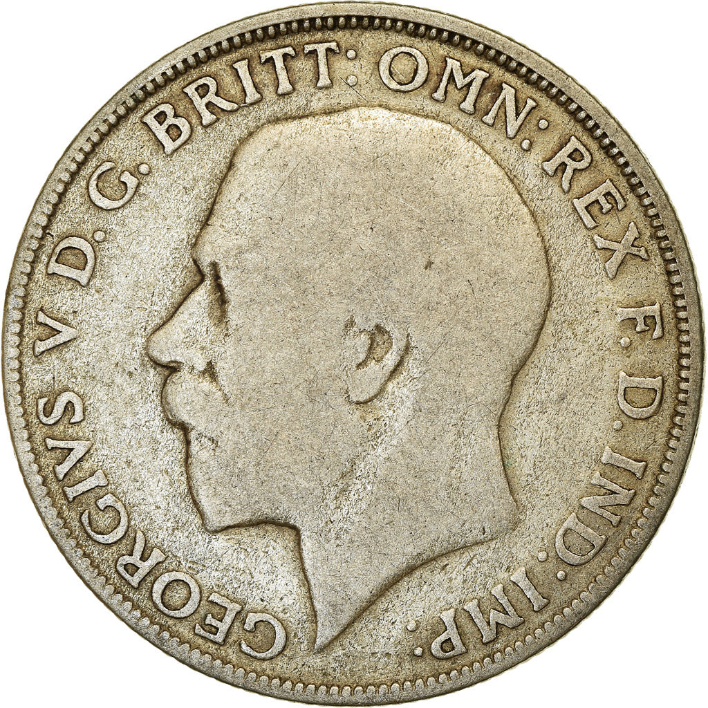 Monnaie, Grande-Bretagne, George V, Florin, Two Shillings, 1920, TB, Argent