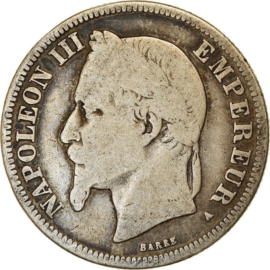 Munten, Frankrijk, Napoleon III, Napoléon III, 2 Francs, 1867, Paris, FR