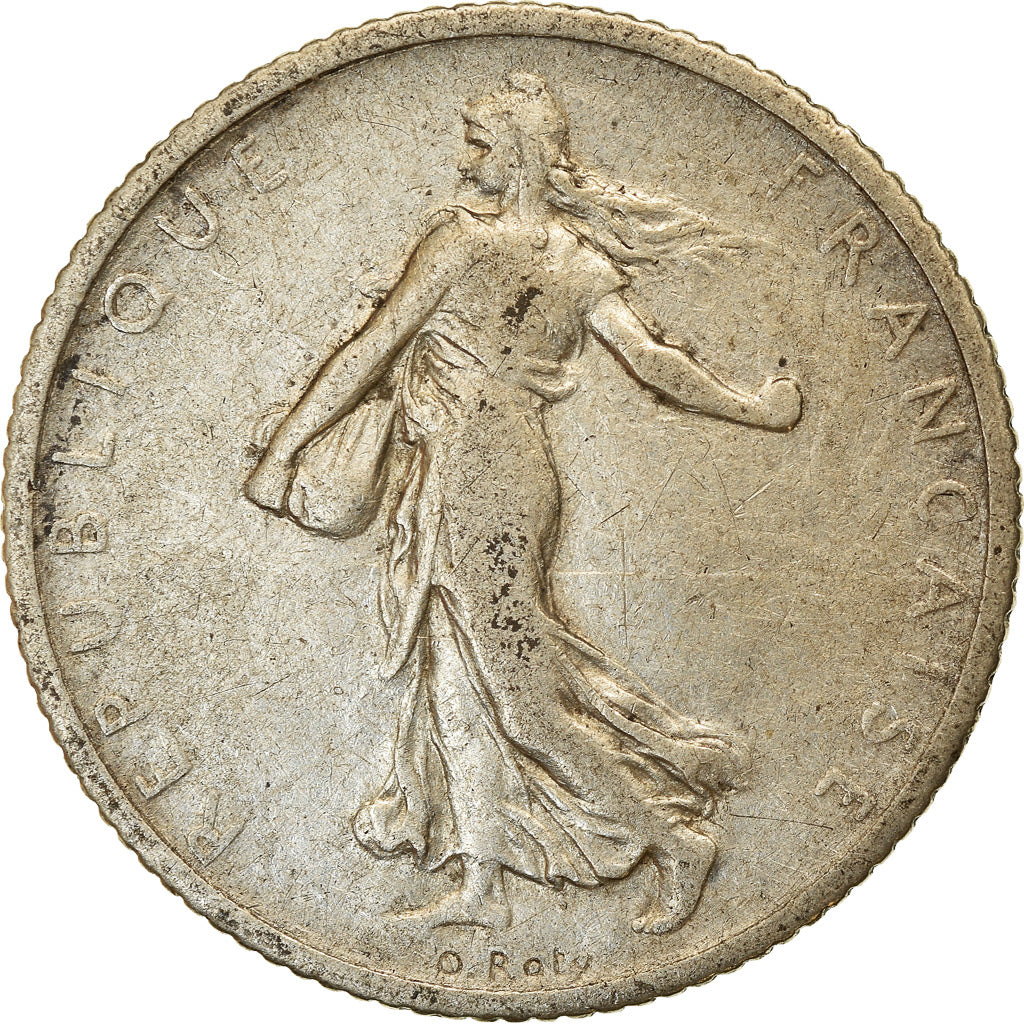 Monnaie, France, Semeuse, Franc, 1906, Paris, TB, Argent, Gadoury:467, KM:844.1