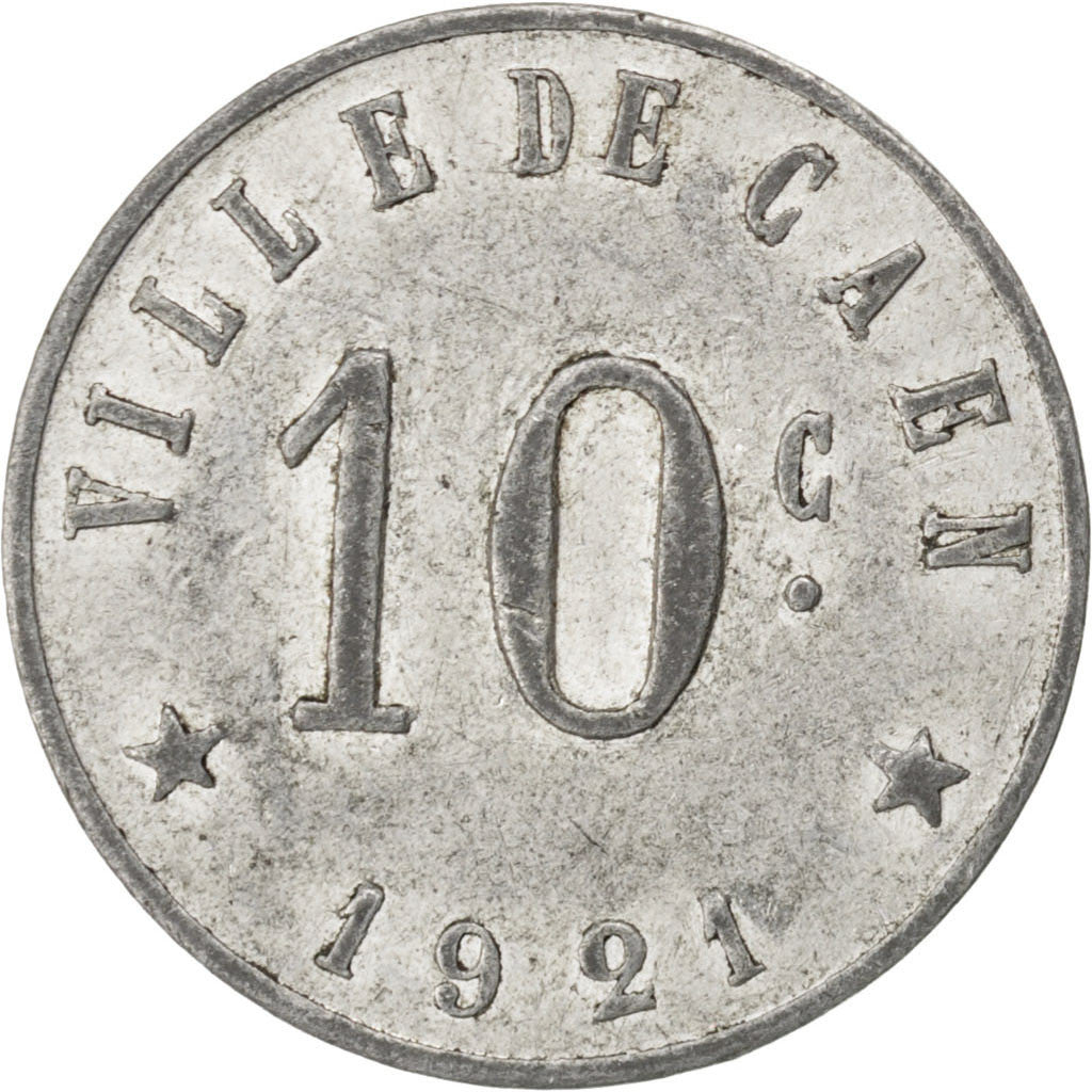 Münze, Frankreich, 10 Centimes, 1921, SS, Aluminium, Elie:10.2