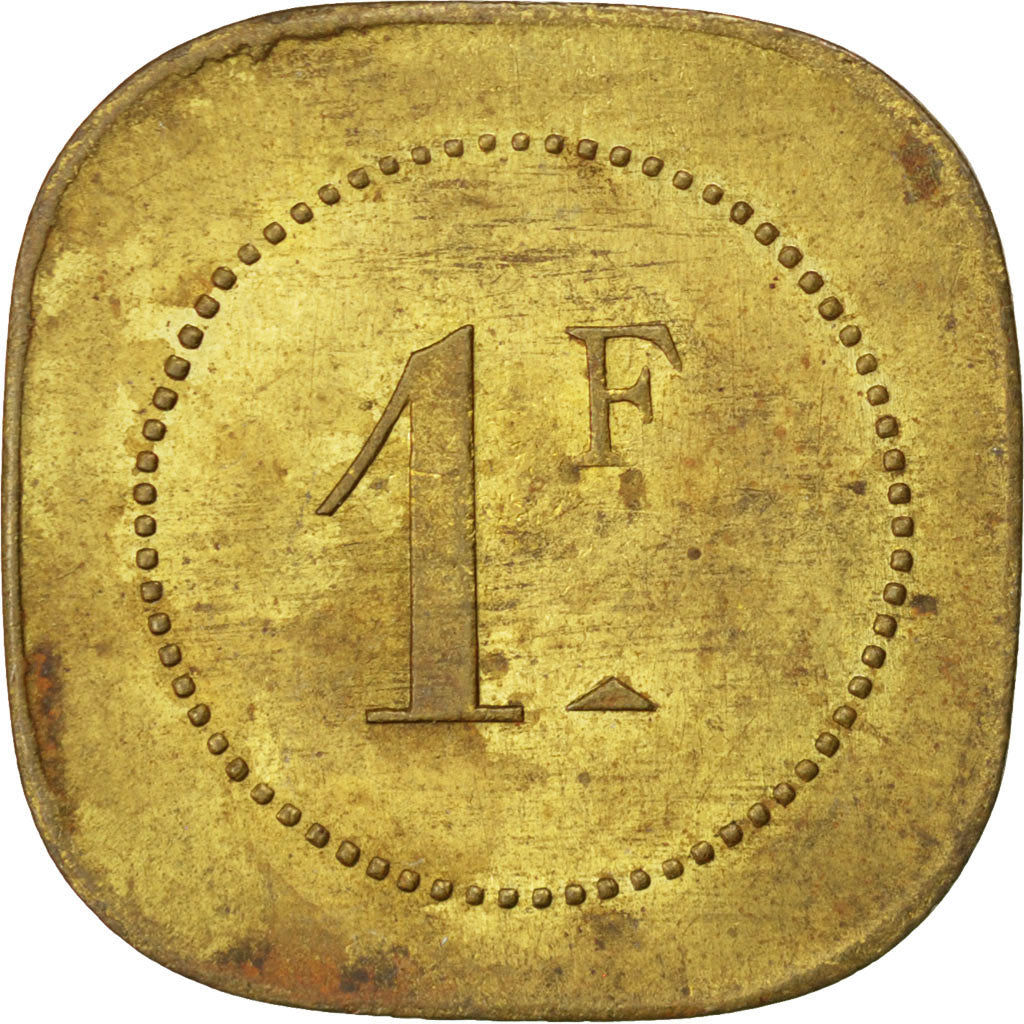 Coin, France, 1 Franc, EF(40-45), Brass, Elie:15.5
