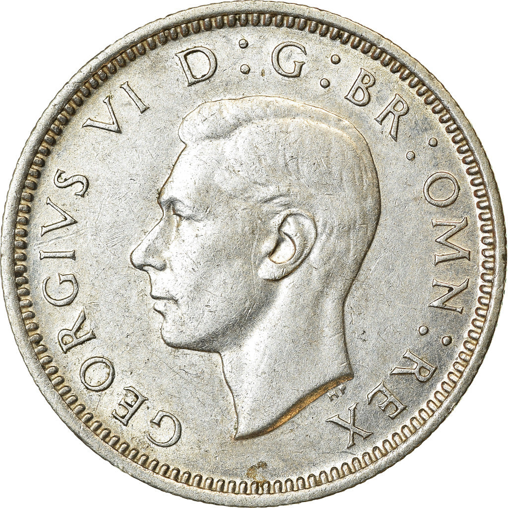 Coin, Great Britain, George VI, 6 Pence, 1944, AU(55-58), Silver, KM:852