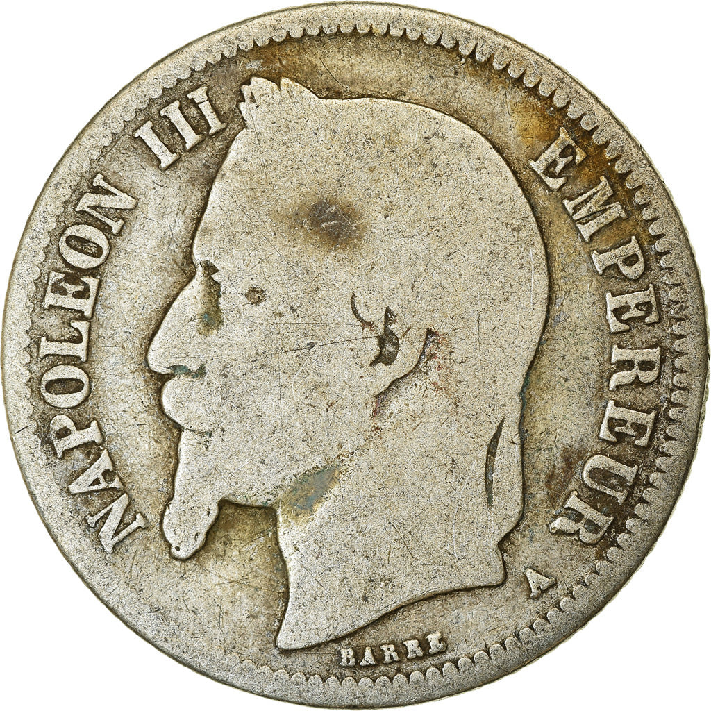 Münze, Frankreich, Napoleon III, Napoléon III, Franc, 1866, Paris, S, Silber
