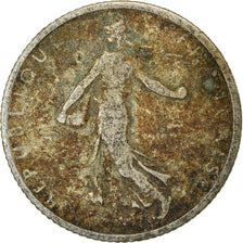 Moeda, França, Semeuse, Franc, 1906, Paris, F(12-15), Prata, KM:844.1