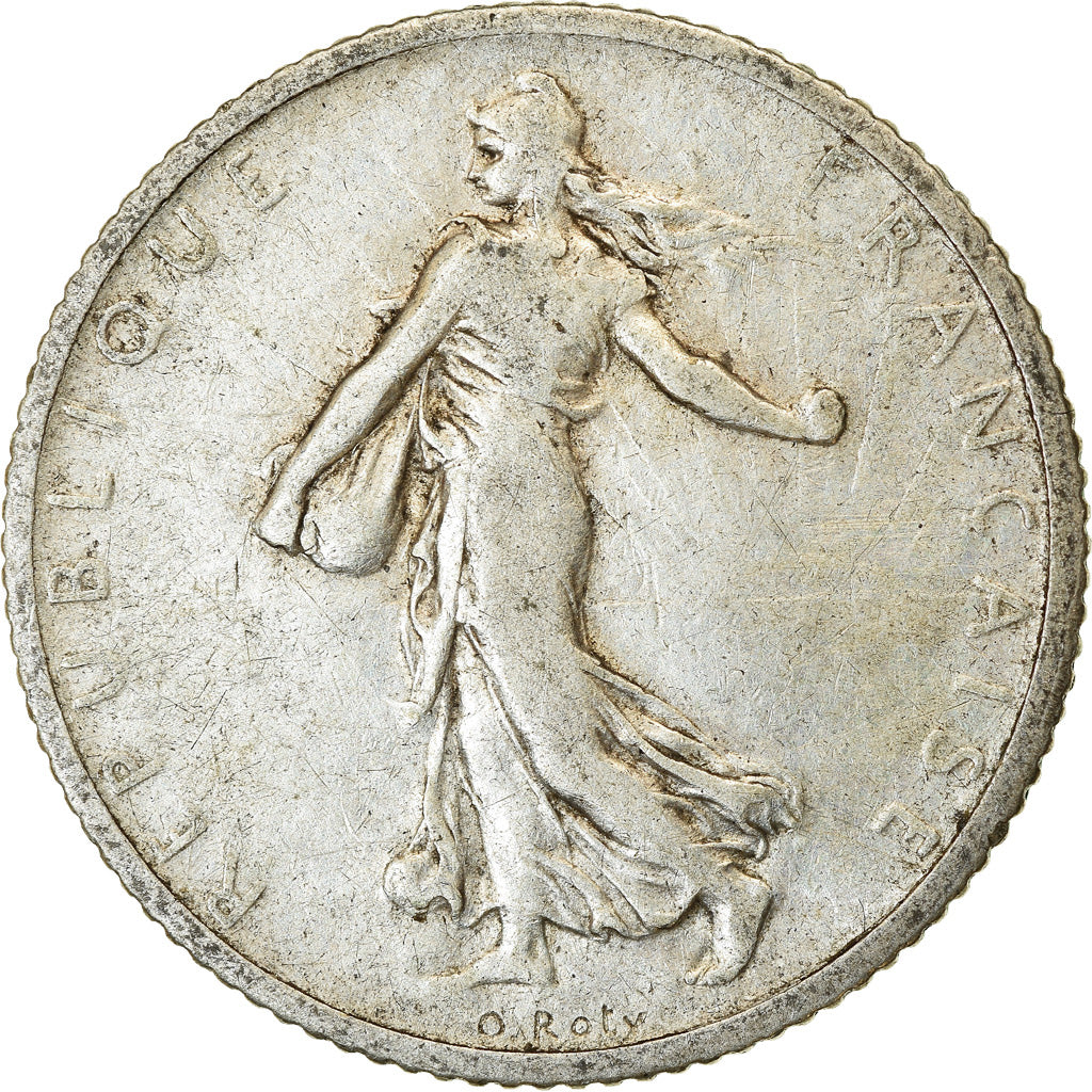 Munten, Frankrijk, Semeuse, Franc, 1906, Paris, FR, Zilver, KM:844.1
