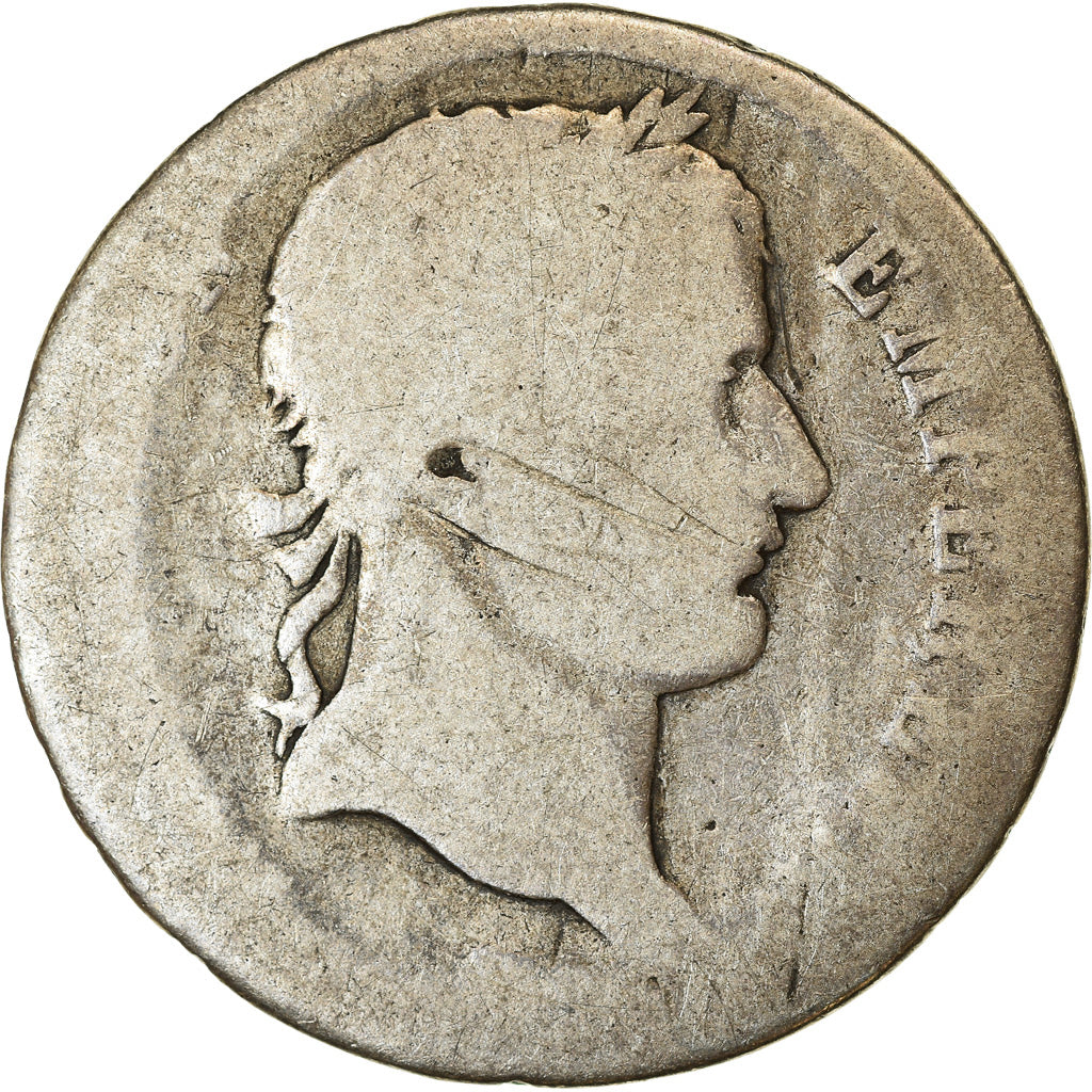 France, Franc, Napoléon I, 1808, Toulouse, Silver, G(4-6)
