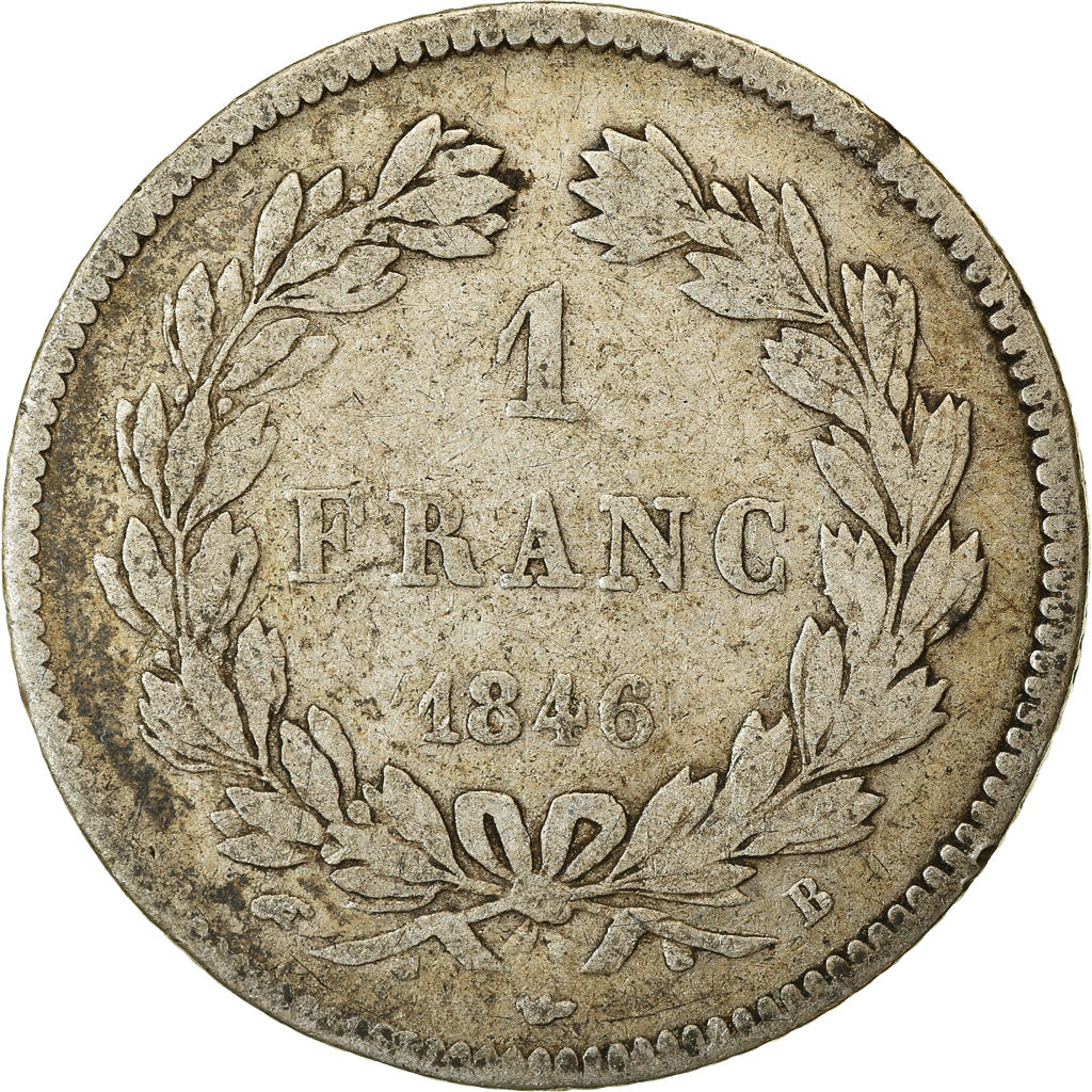 Coin, France, Louis-Philippe, Franc, 1946, Rouen, VF(20-25), Silver, KM:748.2