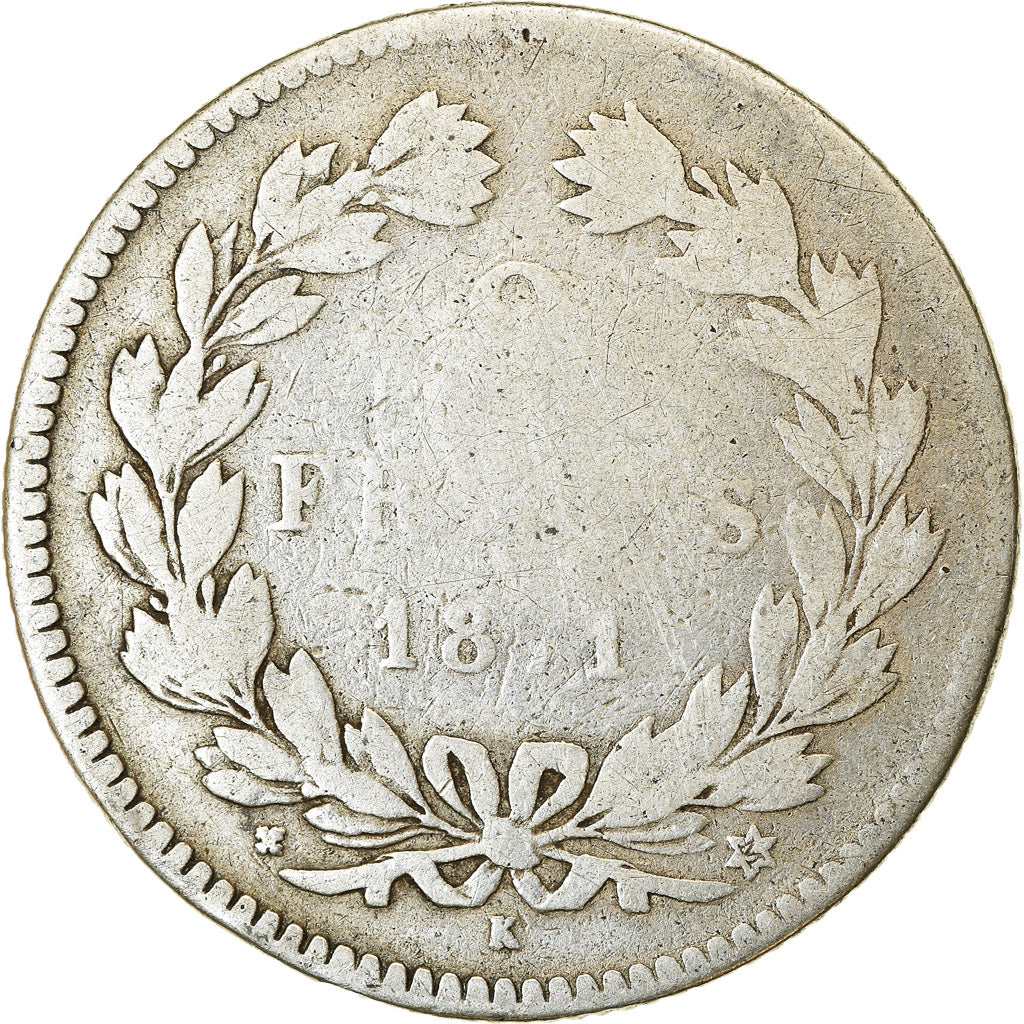 Münze, Frankreich, Cérès, 2 Francs, 1871, Bordeaux, S, Silber, KM:816.2