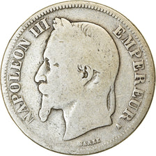 Monnaie, France, Napoleon III, Napoléon III, 2 Francs, 1867, Paris, B+, Argent