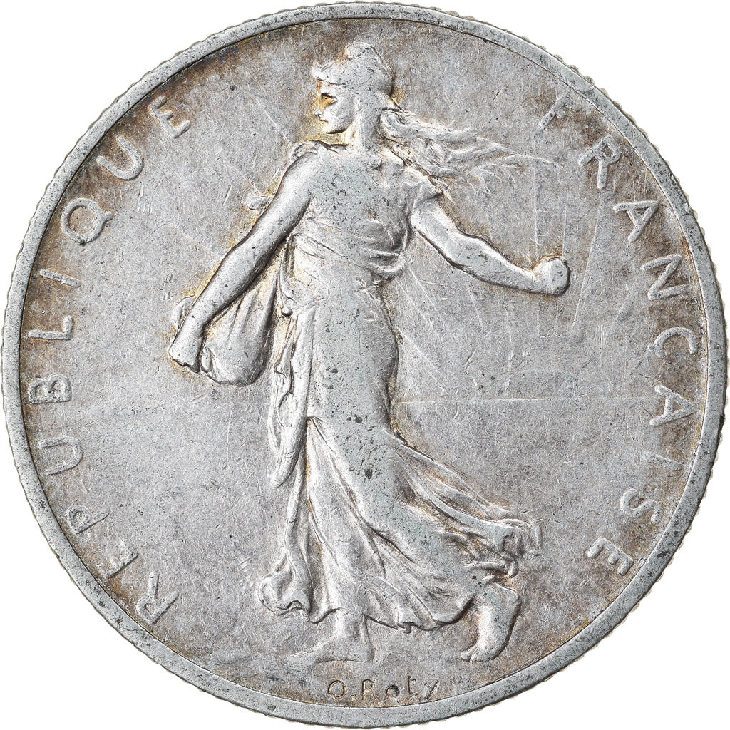 Münze, Frankreich, Semeuse, 2 Francs, 1908, Paris, SS, Silber, KM:845.1