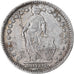 Coin, Switzerland, Franc, 1887, Bern, EF(40-45), Silver, KM:24