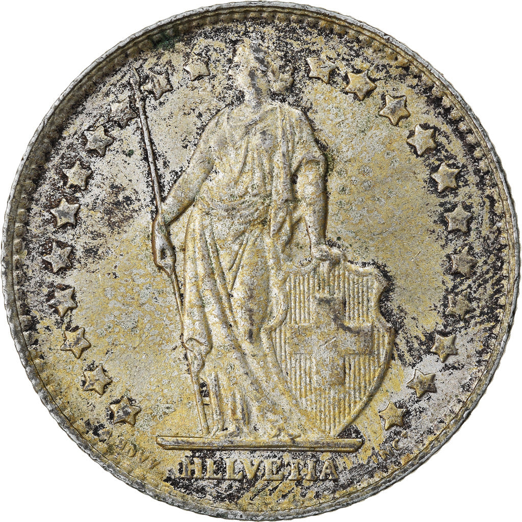 Coin, Switzerland, Franc, 1964, Bern, MS(60-62), Silver, KM:24