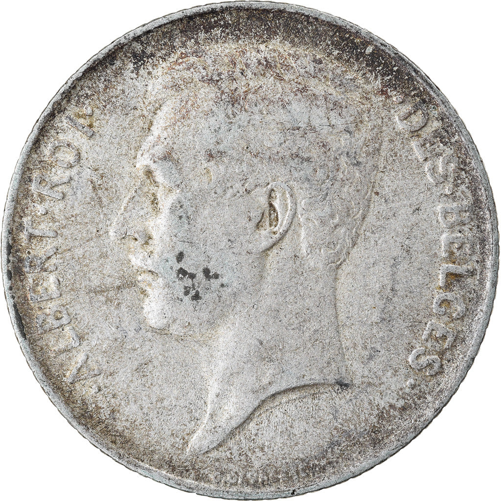 Munten, België, Franc, 1912, ZF, Zilver, KM:72