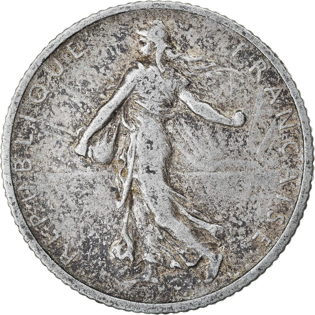 Monnaie, France, Semeuse, Franc, 1902, Paris, TB+, Argent, Gadoury:467, KM:844.1