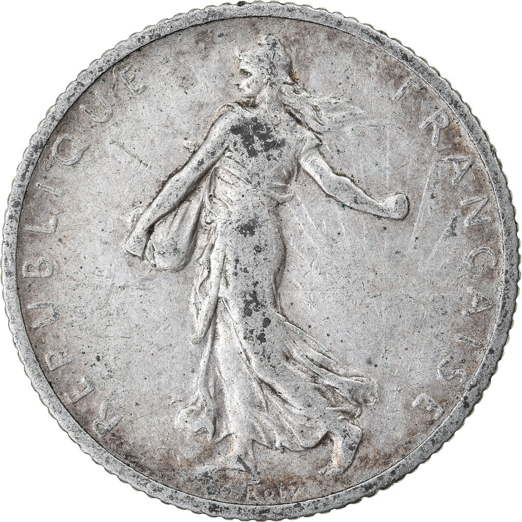 Munten, Frankrijk, Semeuse, Franc, 1906, Paris, FR, Zilver, KM:844.1