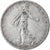 Moneda, Francia, Semeuse, Franc, 1906, Paris, BC+, Plata, KM:844.1, Gadoury:467
