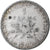Moneda, Francia, Semeuse, Franc, 1906, Paris, BC+, Plata, KM:844.1, Gadoury:467