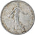 Moneda, Francia, Semeuse, Franc, 1910, Paris, BC+, Plata, KM:844.1, Gadoury:467