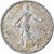Moneda, Francia, Semeuse, Franc, 1913, Paris, MBC+, Plata, KM:844.1, Gadoury:467
