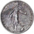Moneda, Francia, Semeuse, Franc, 1914, Paris, MBC+, Plata, KM:844.1, Gadoury:467