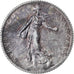 Munten, Frankrijk, Semeuse, Franc, 1914, Paris, ZF+, Zilver, KM:844.1
