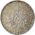 Moneda, Francia, Semeuse, Franc, 1918, Paris, MBC+, Plata, KM:844.1, Gadoury:467