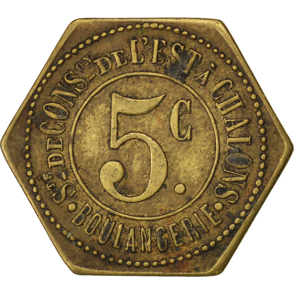 Coin, France, 5 Centimes, EF(40-45), Brass, Elie:30.3