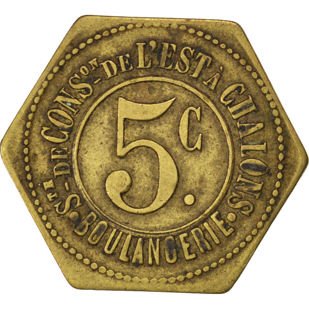 Coin, France, 5 Centimes, EF(40-45), Brass, Elie:30.3
