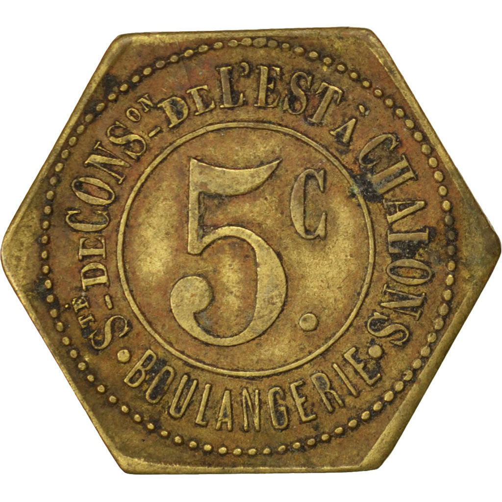 Coin, France, 5 Centimes, EF(40-45), Brass, Elie:30.3