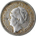Coin, Netherlands, Wilhelmina I, 10 Cents, 1936, EF(40-45), Silver, KM:163