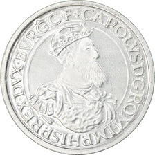 Coin, Belgium, 5 Ecu, 1987, MS(63), Silver, KM:166