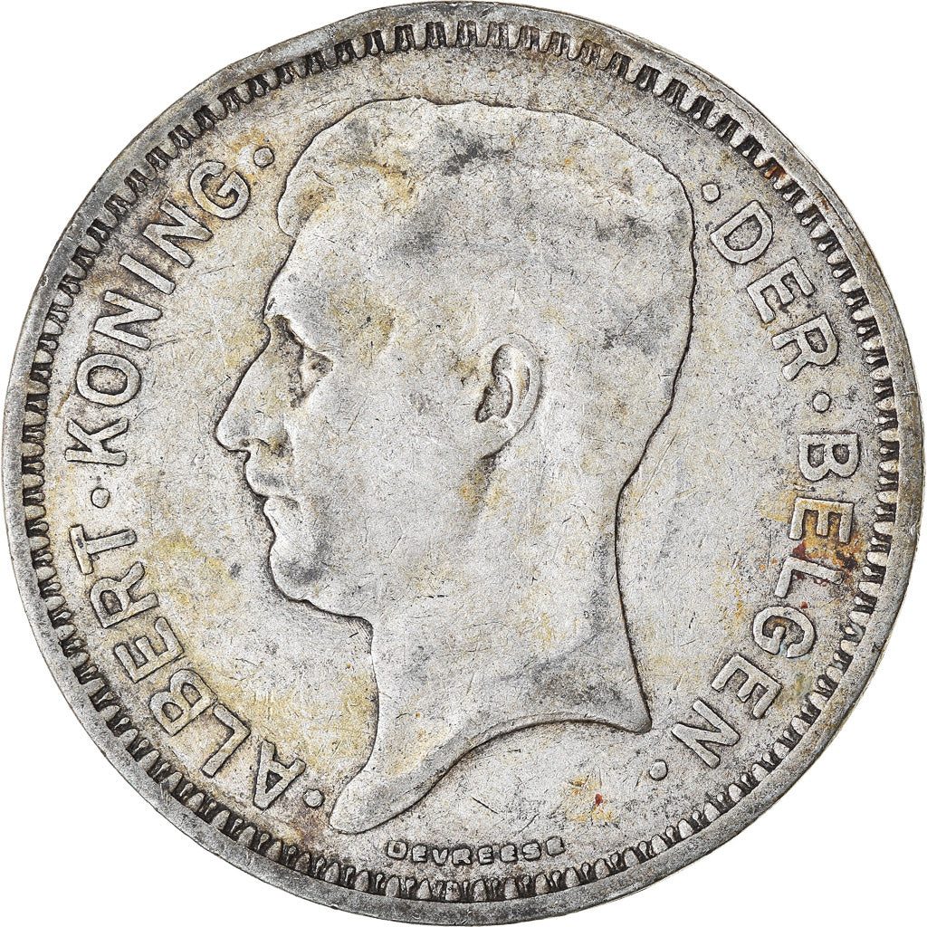 Monnaie, Belgique, 20 Francs, 20 Frank, 1934, TB+, Argent, KM:104.1