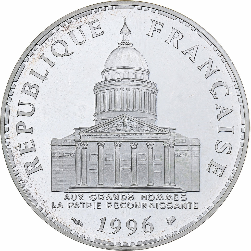France, 100 Francs, Panthéon, 1996, Paris, Proof, Silver, MS(63), Gadoury:898a