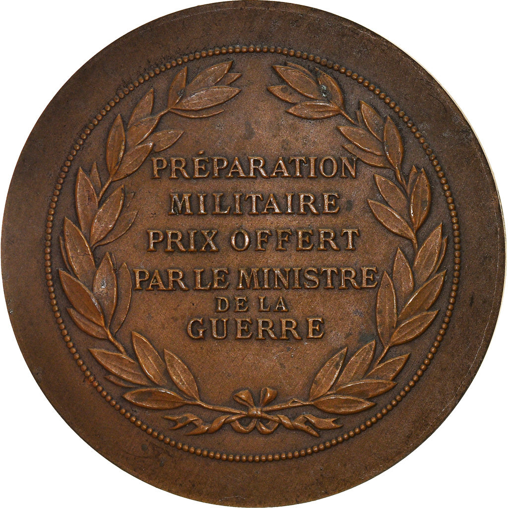France, Medal, Préparation Militaire, Offert par le Ministre de la Guerre, WAR