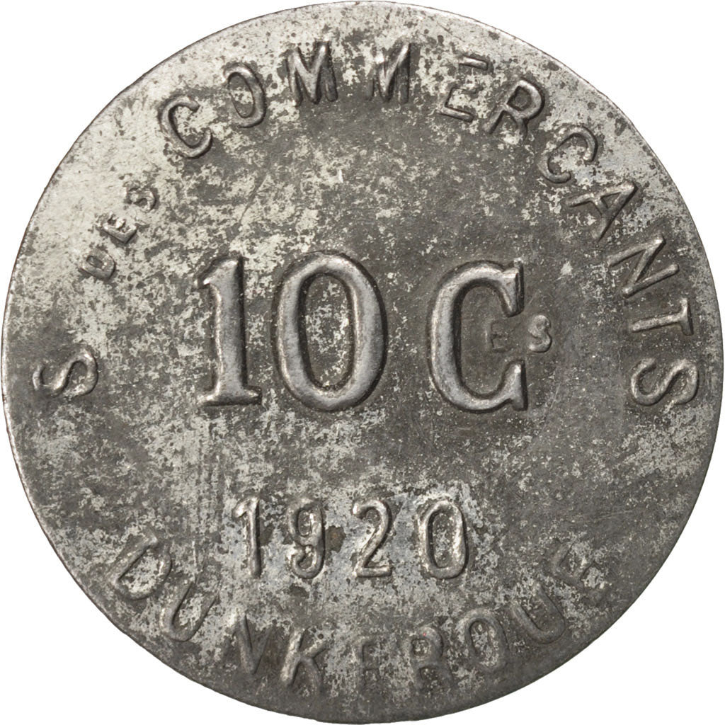 Coin, France, 10 Centimes, 1920, AU(50-53), Iron, Elie:10.2