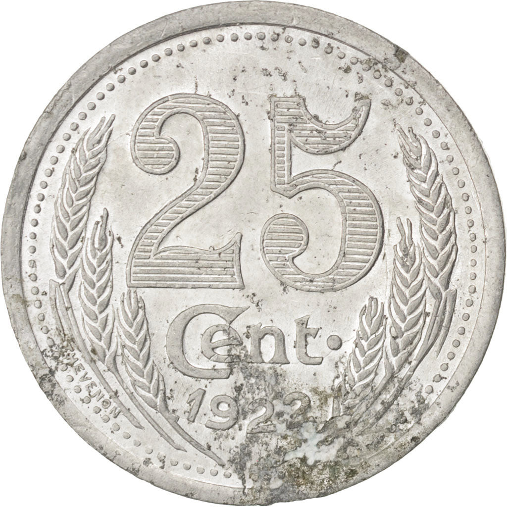 Coin, France, 25 Centimes, 1922, EF(40-45), Aluminium, Elie:10.3