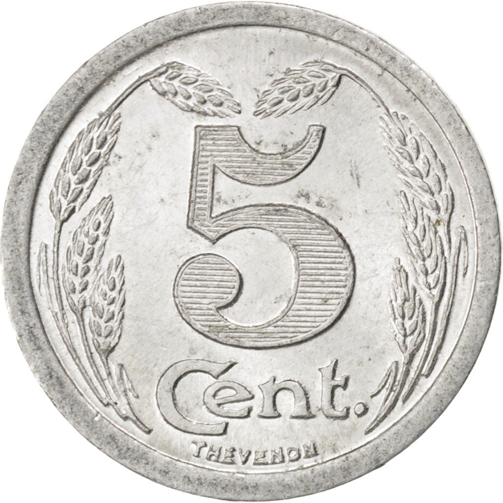 Monnaie, France, 5 Centimes, 1921, SUP, Aluminium, Elie:10.1