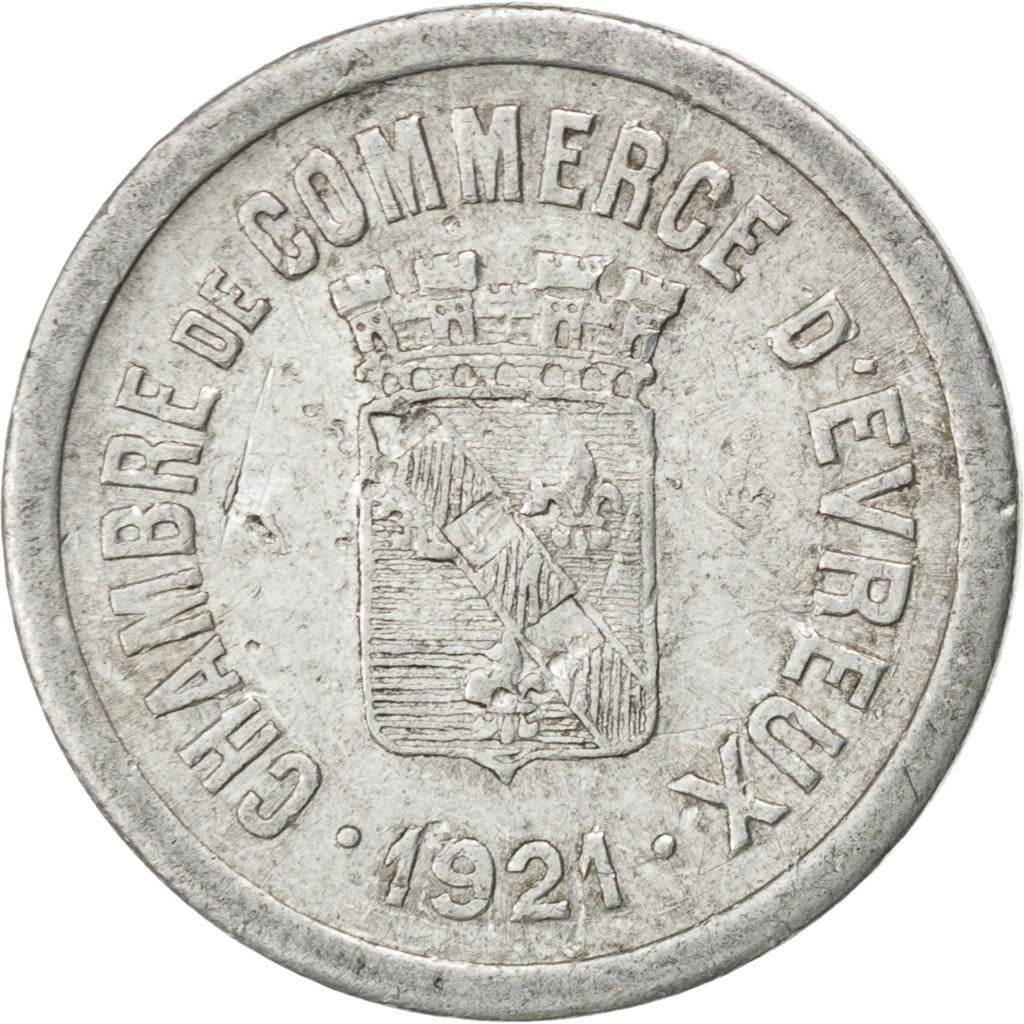 Monnaie, France, 10 Centimes, 1921, TB+, Aluminium, Elie:10.2