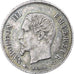 France, Napoléon III, 20 Centimes, 1860, Paris, 6/5, Argent, TTB+, Gadoury:305